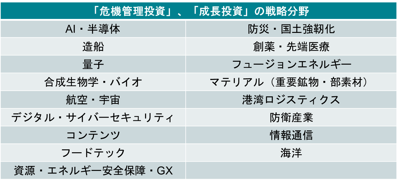 図5：17の戦略投資分野