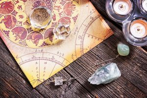 Astrology with crystals
