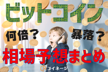 ビットコイン何倍?暴落?相場予想まとめ