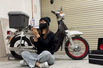 【スーパーゾイル・グリース】走行距離３万キロ越えのリトルカブを丁寧にグリスアップした