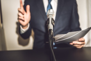 経営者,スピーチ