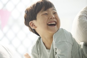 子供,笑顔