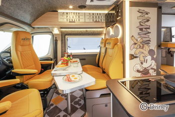 ミッキー＆フレンズと冒険の旅へ！限定生産20台のキャンピングカー発売