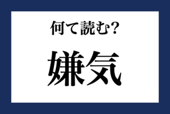 「嫌気」って何て読む？