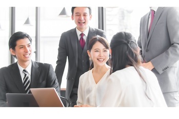 職場,オフィス,笑顔,上司