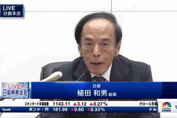 LIVE! 日銀総裁会見(2023年9月22日)