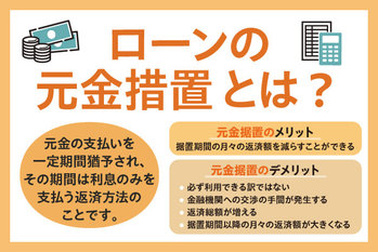 ローンの元金据置は返済額の負担軽減に役立つ？メリット・デメリットを解説