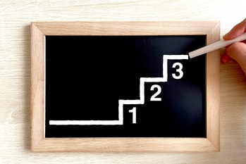 ステップ,3段階