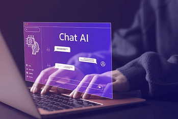 Chat Bot Chat with AI or Artificial Intelligence technology