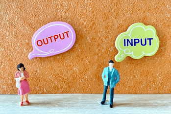 インプットする人とアウトプットする人