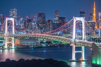 東京,夜景