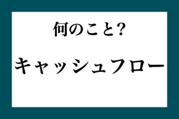 「キャッシュフロー」って何のこと？
