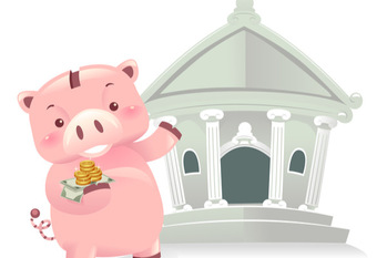 イメージキャラクター,銀行