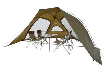 約3分で快適空間を！LOGOSがデイキャンプに最適なドーム型シェルターを発売