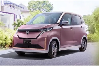 マイナーチェンジを予定する軽EVの日産サクラの新デザインが先行公開