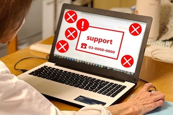 シニアが気をつけたい「サポート詐欺」とは ? 被害に遭わないためのポイント