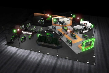 カワサキ　日本初公開Ninja ZX-4RRのほか最新モデルをモーターサイクルショーで展示