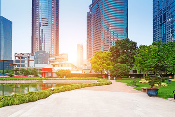 マンション,緑地