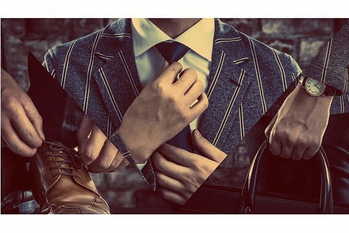 身だしなみ,スーツ,男性