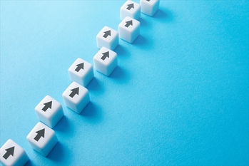 矢印ブロックのチェーン