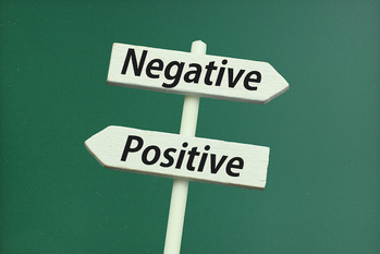 ネガティブ,ポジティブ