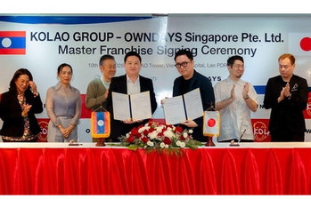 オンデーズがラオスに進出　３年間で８店舗体制を目指す