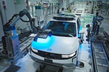ロボタクシー「IONIQ 5」、Hyundai Motor Group新イノベーショ ンセンターシンガポールで生産開始