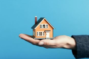 ミニチュアモデルで作られた家のイメージ 