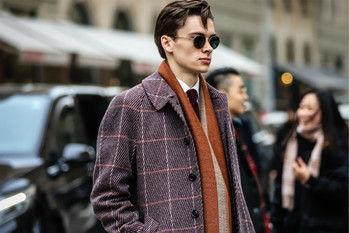 パープル,秋コーデ