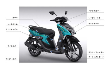 ヤマハが新開発のバイク部品で目指すカーボンニュートラル