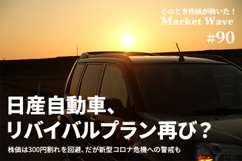 日産自動車,株価