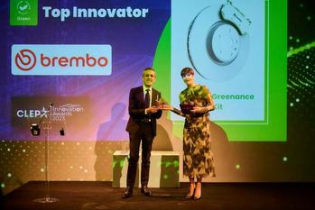 ブレンボ、「BREMBO BEYOND GREENANCE KIT」が認められ、CLEPA「グリーン部門トップイノベーター賞」を受賞