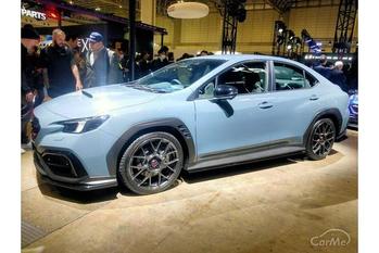 【東京オートサロン2024】スバル、限定版「WRX S4 STI Sport♯」を発表
