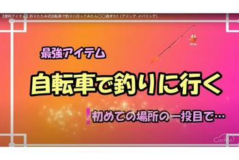 【便利アイテム】折りたたみ式自転車で釣りに行ってみたら◯◯過ぎた‼︎（アジング･メバリング）