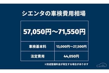 シエンタの車検費用はいくら？相場と内訳を徹底解説！