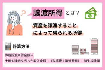 譲渡所得とは不動産を売った利益｜計算方法、特例、確定申告まで解説