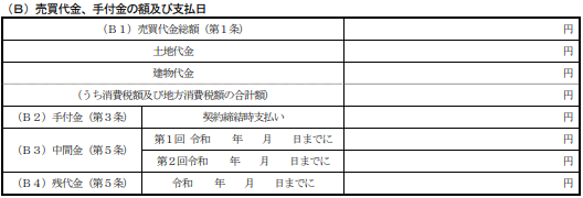 不動産売買契約書