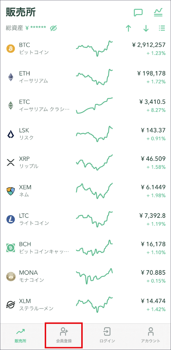 ビットコイン買い方1