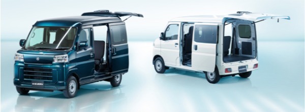スズキ初の軽商用バッテリーEVとなる「e エブリイ」が登場。車両価格は314万6000円～323万4000円に設定