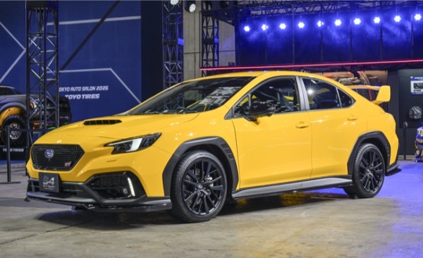 SUBARUが現行WRXの日本仕様では初となる6速MTを採用したSTIコンプリートカー「WRX STI Sport♯」を東京オートサロン2026で初公開