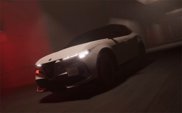 純白のボディカラーにカーボン調パーツを配したアルファロメオ・ジュニアの特別仕様車が日本上陸