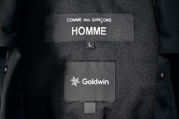 「ゴールドウイン」が「コム デ ギャルソン・オム」とコラボ　機能とモードが融合したダウン2型を発売