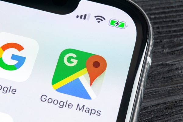 グーグルマップ,地図提供,ゼンリン