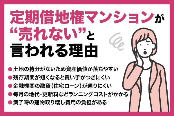 定期借地権マンションは売れない？理由や売却時のポイントを解説