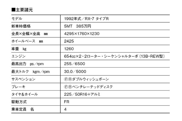 【日本車黄金時代】「1991 マツダ・アンフィニRX-7（FD3S型）」は理想を究めたロータリーロケット。徹底した軽量設計が圧倒の速さを生んだ