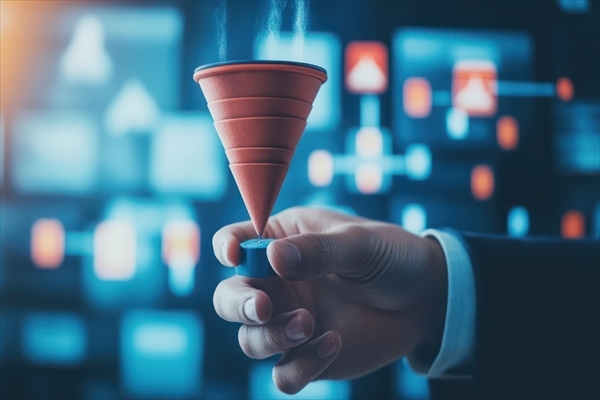 Data Funnel in Hand