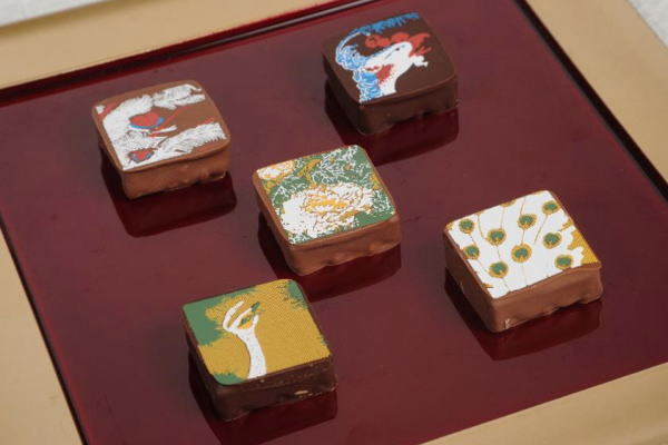 若冲孔雀鳳凰図チョコレート,Okada Museum Chocolate,三浦直樹