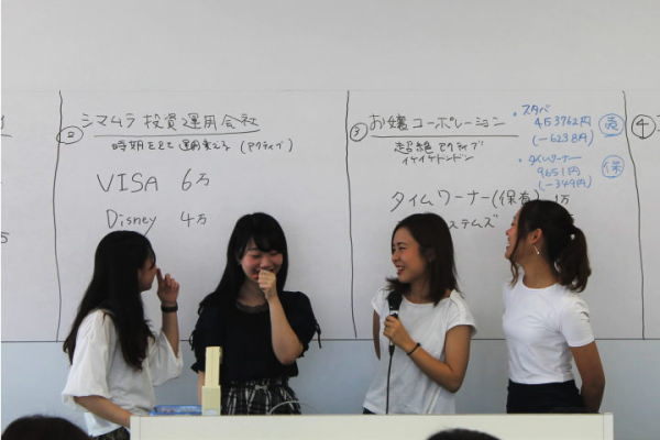 跡見学園女子大学, ゼミ, 実践, 株取引, アプリ, 授業