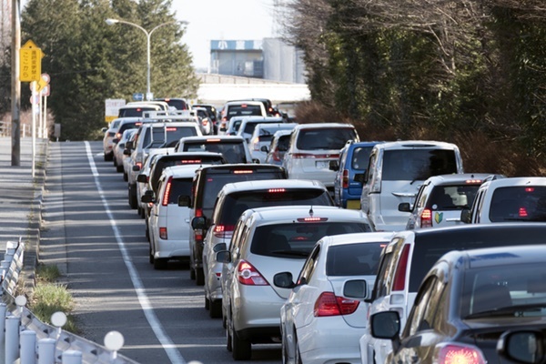 渋滞,運転,クルマ