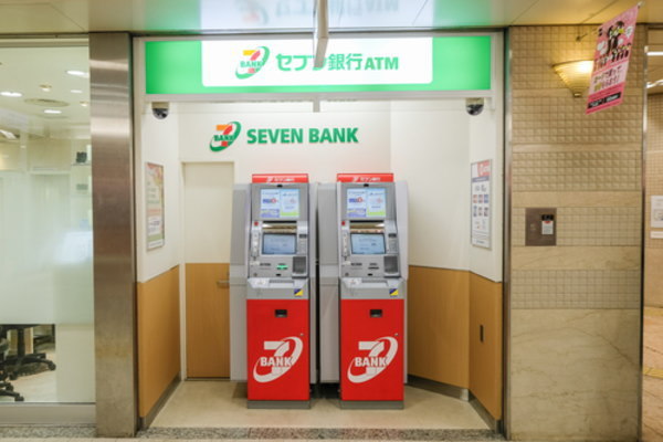 セブン銀行,ATM,新生銀行